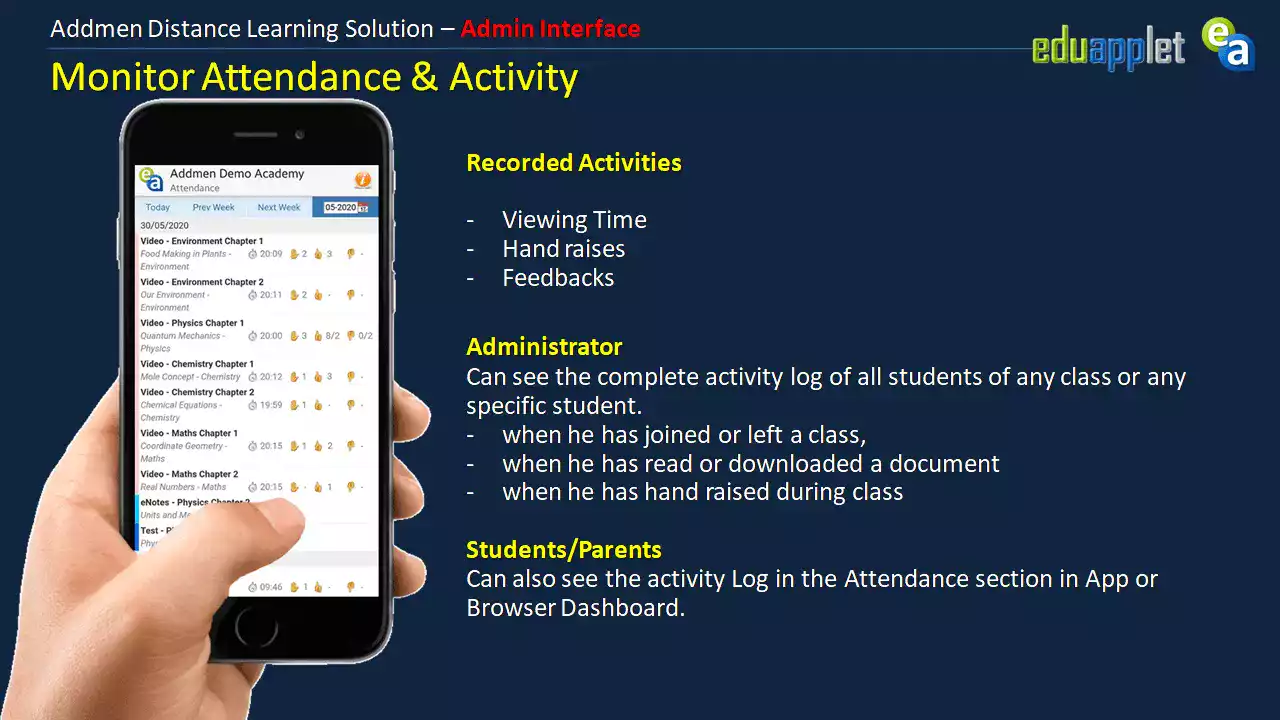 Virtual Classroom Management Software