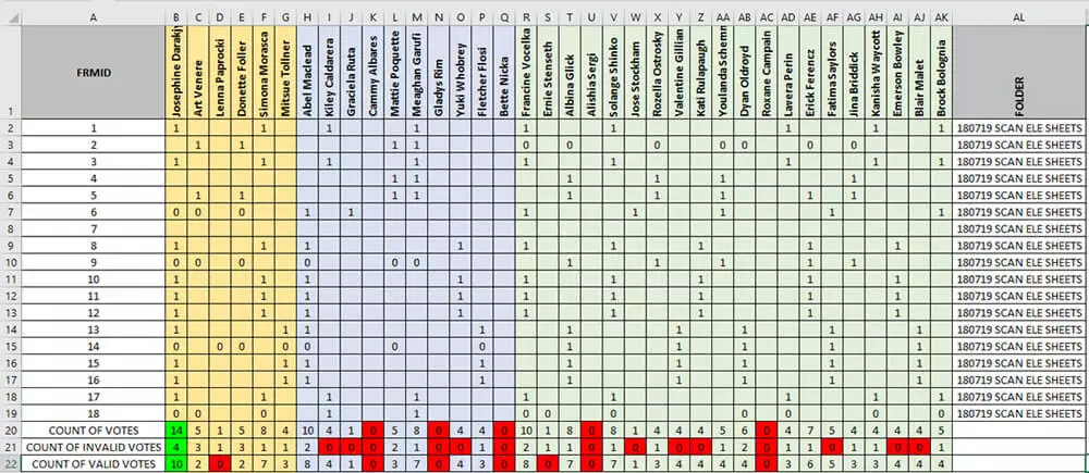 REPORTS & OUTPUTS
        Election Voting Data (Excel)